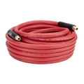 Legacy Workforce Air Hose, 1/2" x 25', 3/8" Fittings, Rubber HRE1225RD3